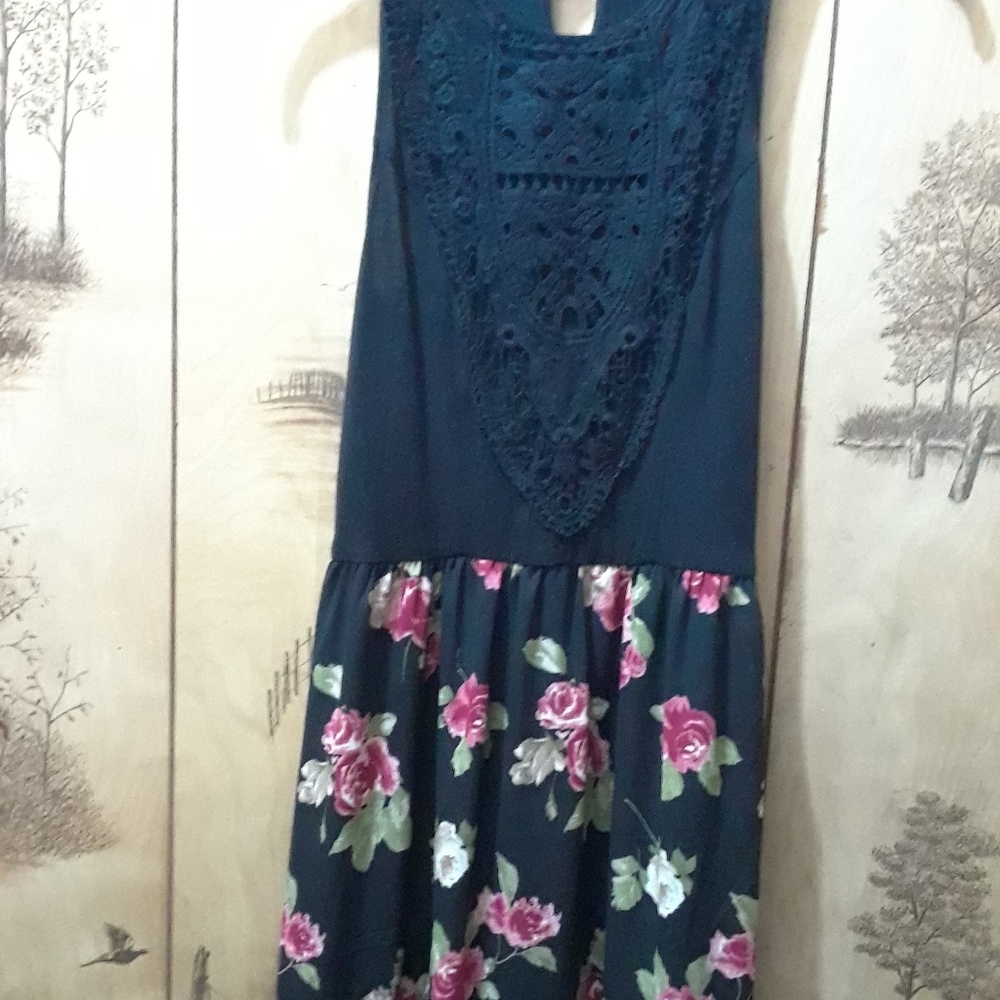 Long floral dress